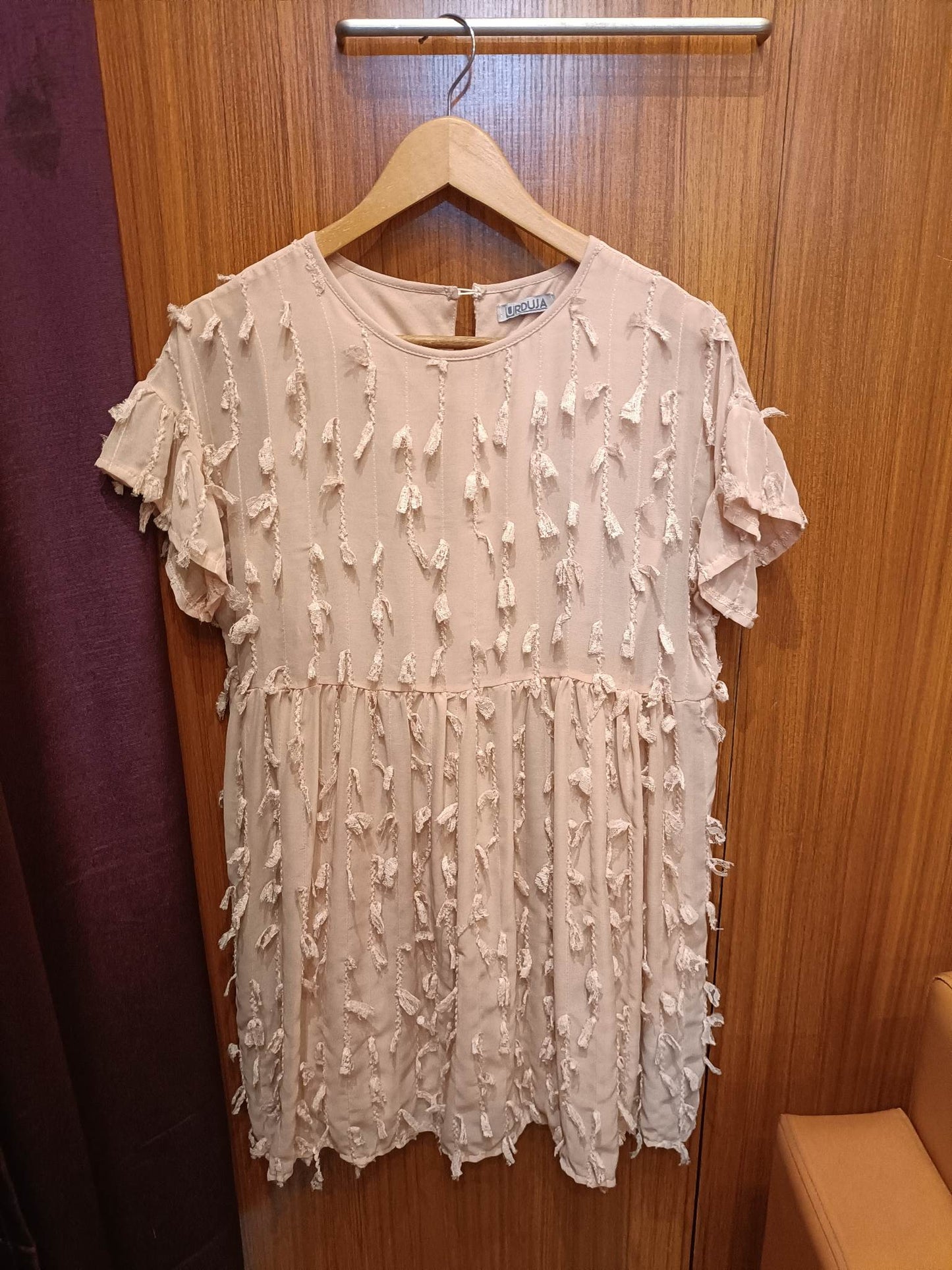 Chiffon Short Dress with Tazzle