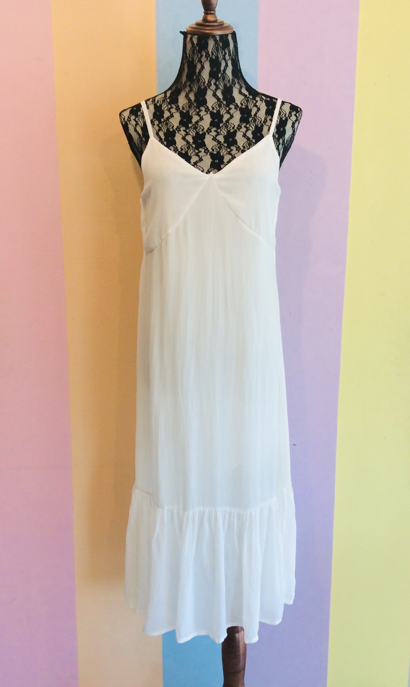 Sexy Spag Crumpled Midi Dress