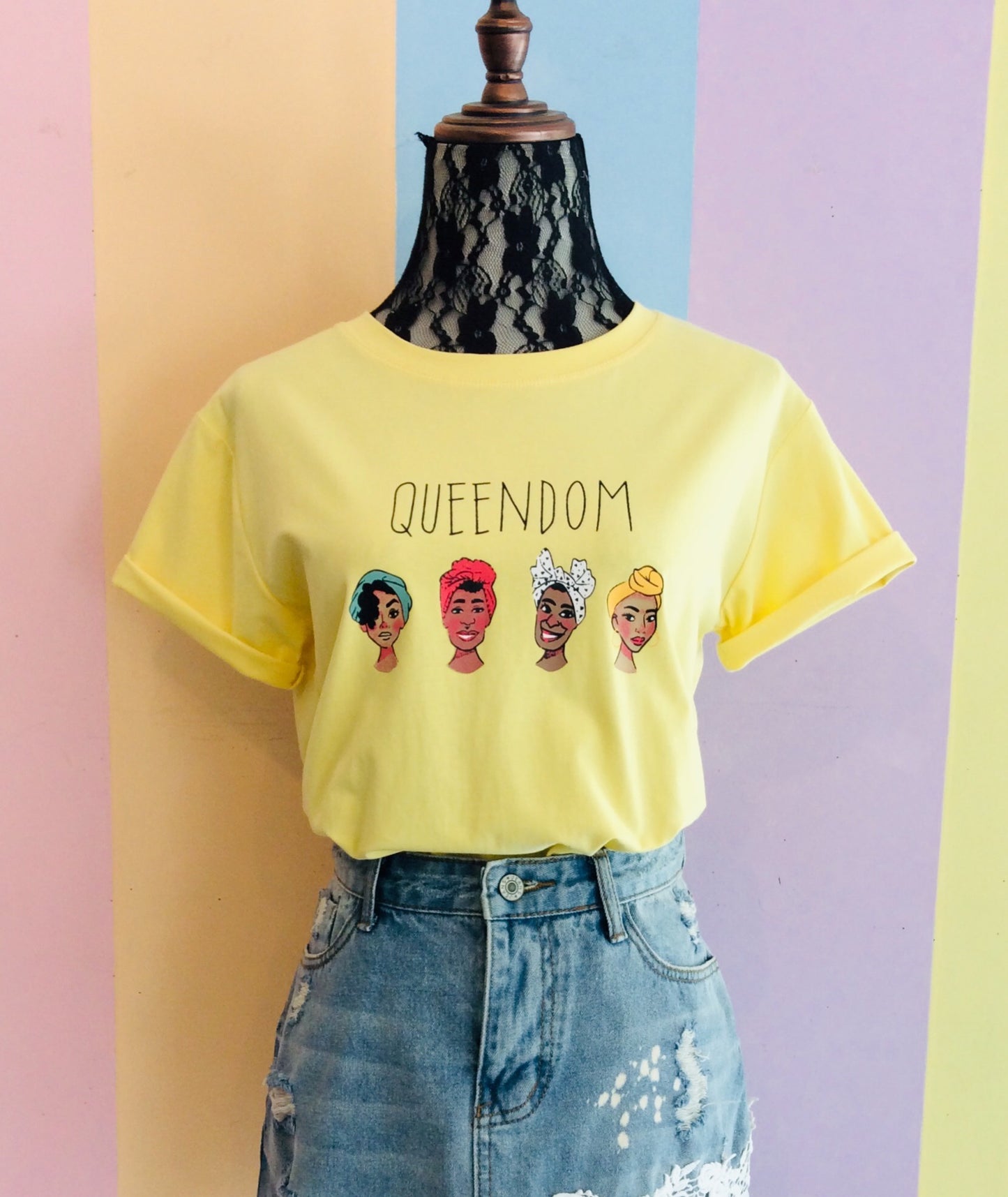 Graphic Oversized Pastel Tee