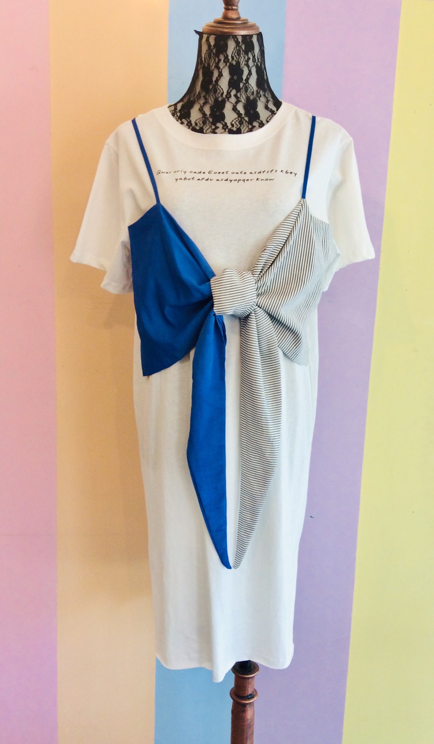 Oversize Tee w/ Attach over under Garment