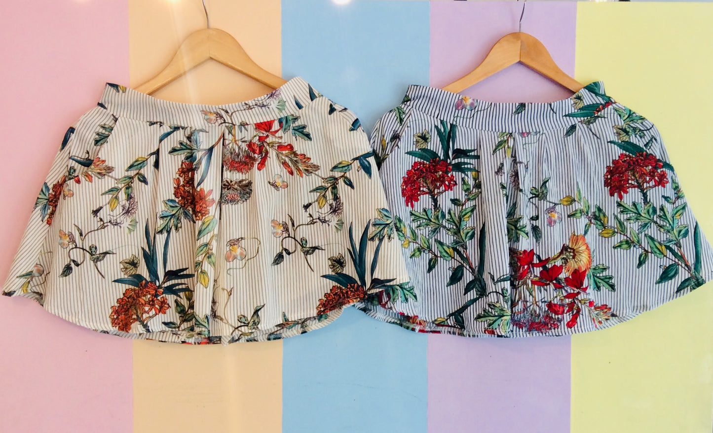Stripe & Floral Skort '22
