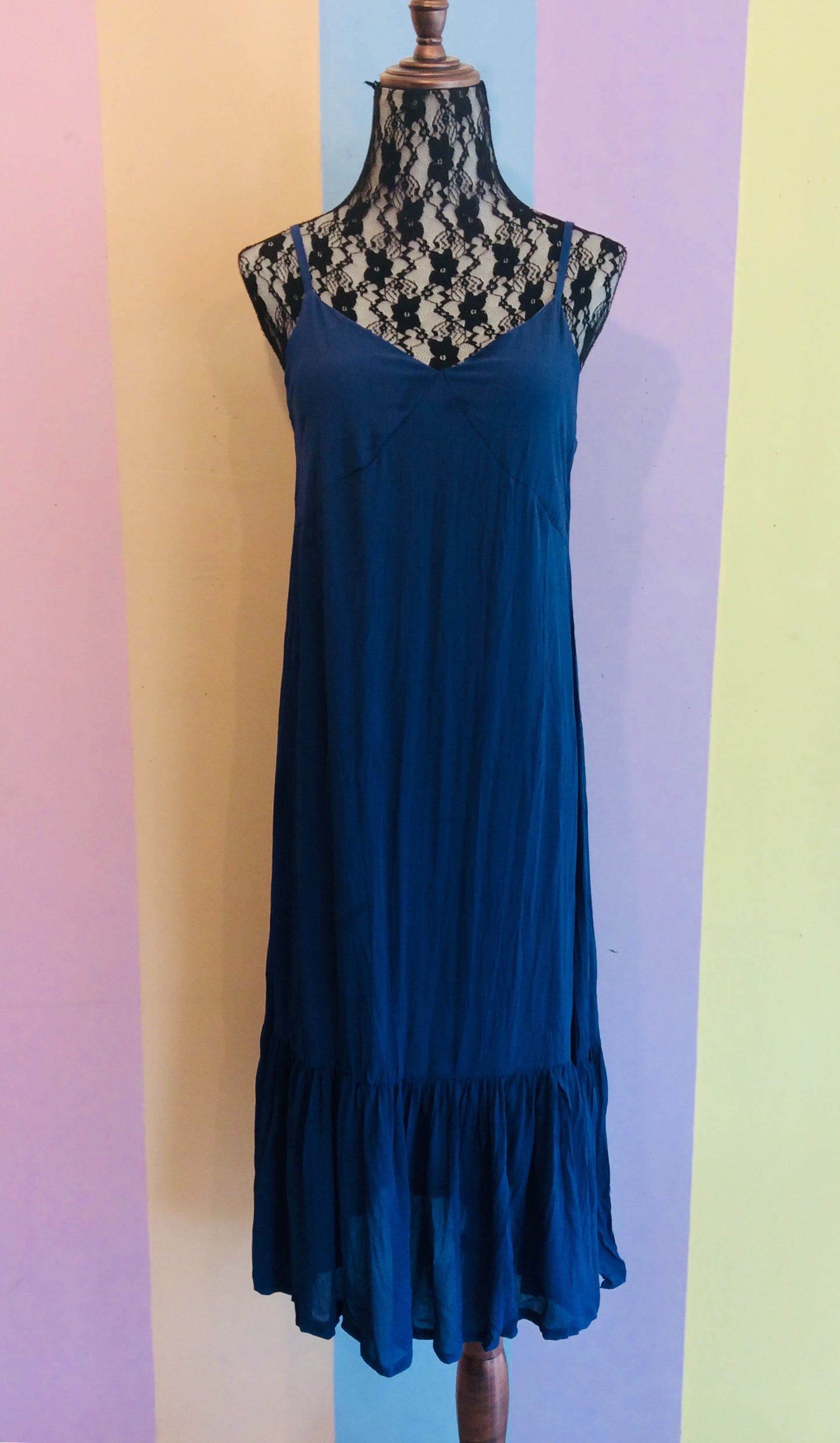 Sexy Spag Crumpled Midi Dress