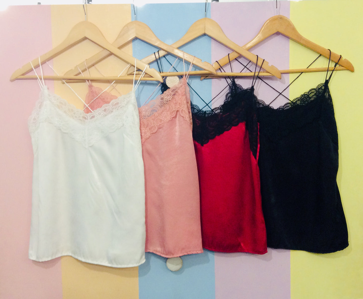 Velvet & Lace Tank Top