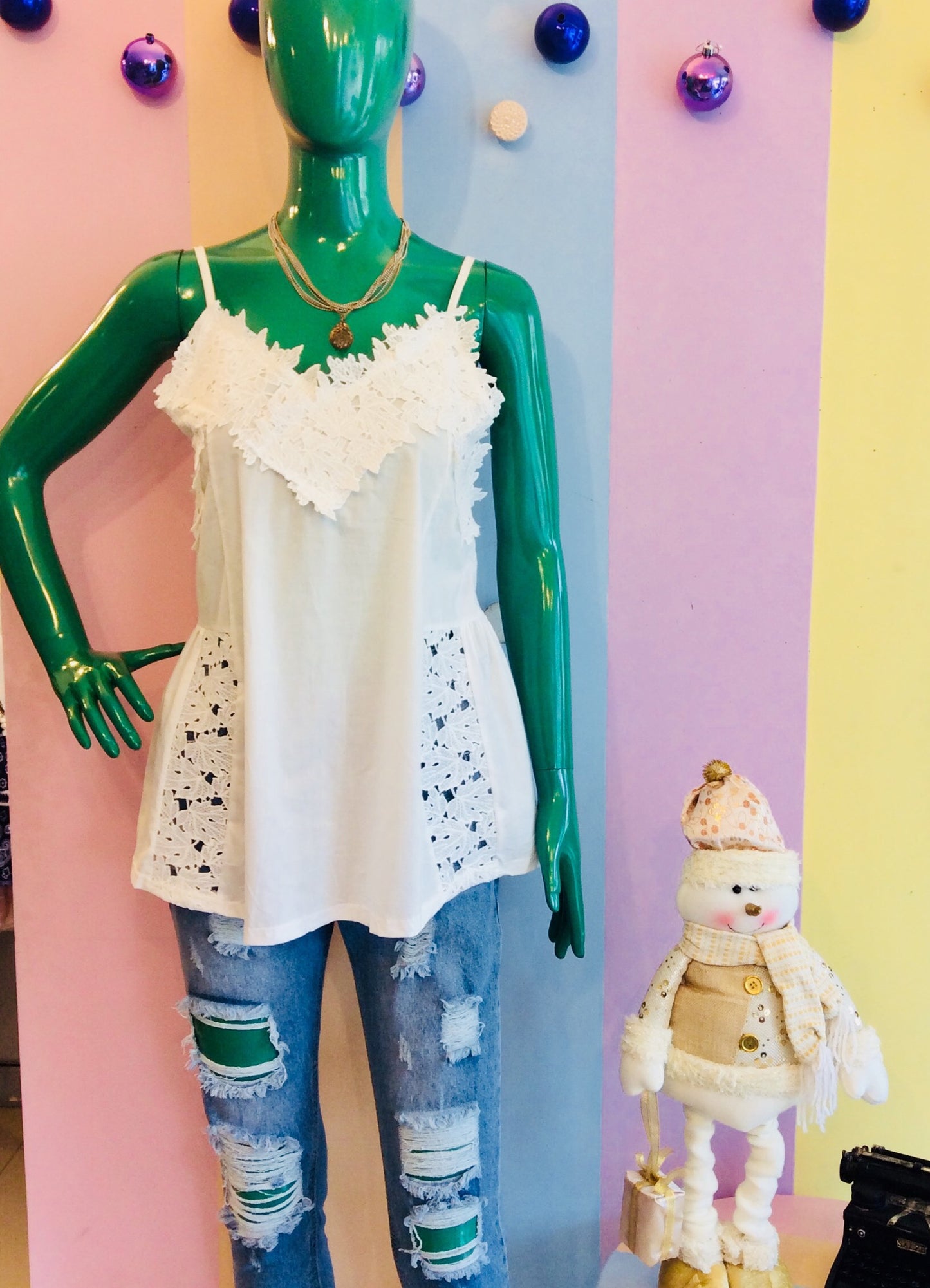 High Quality Slip-On Top 2 Fabric Combi