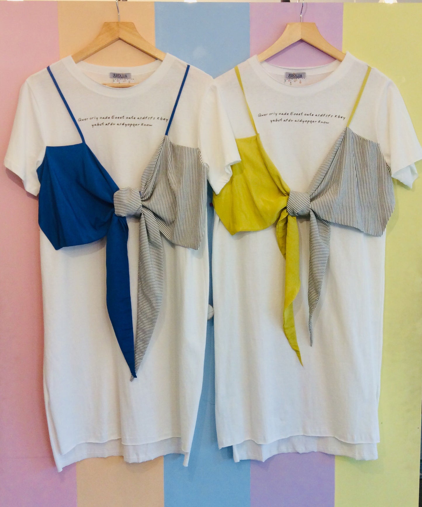 Oversize Tee w/ Attach over under Garment