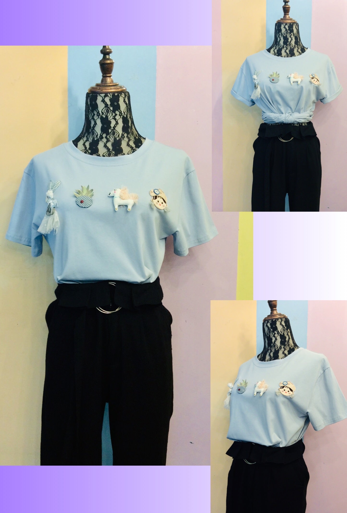 Horsey Pineapple Kid Tee