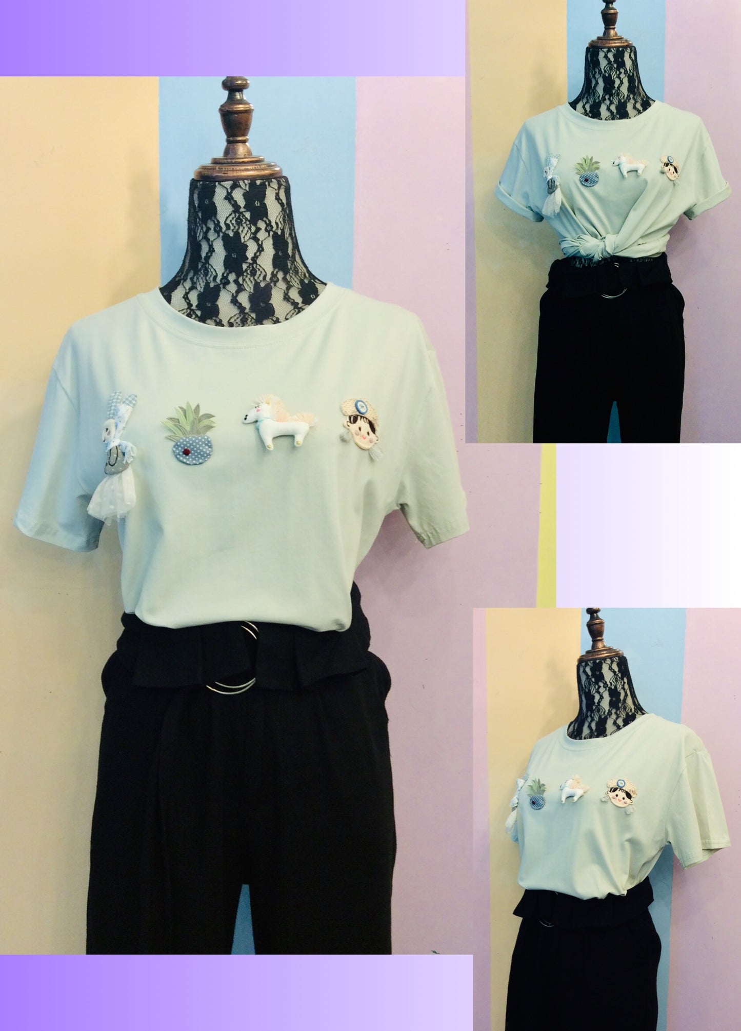Horsey Pineapple Kid Tee