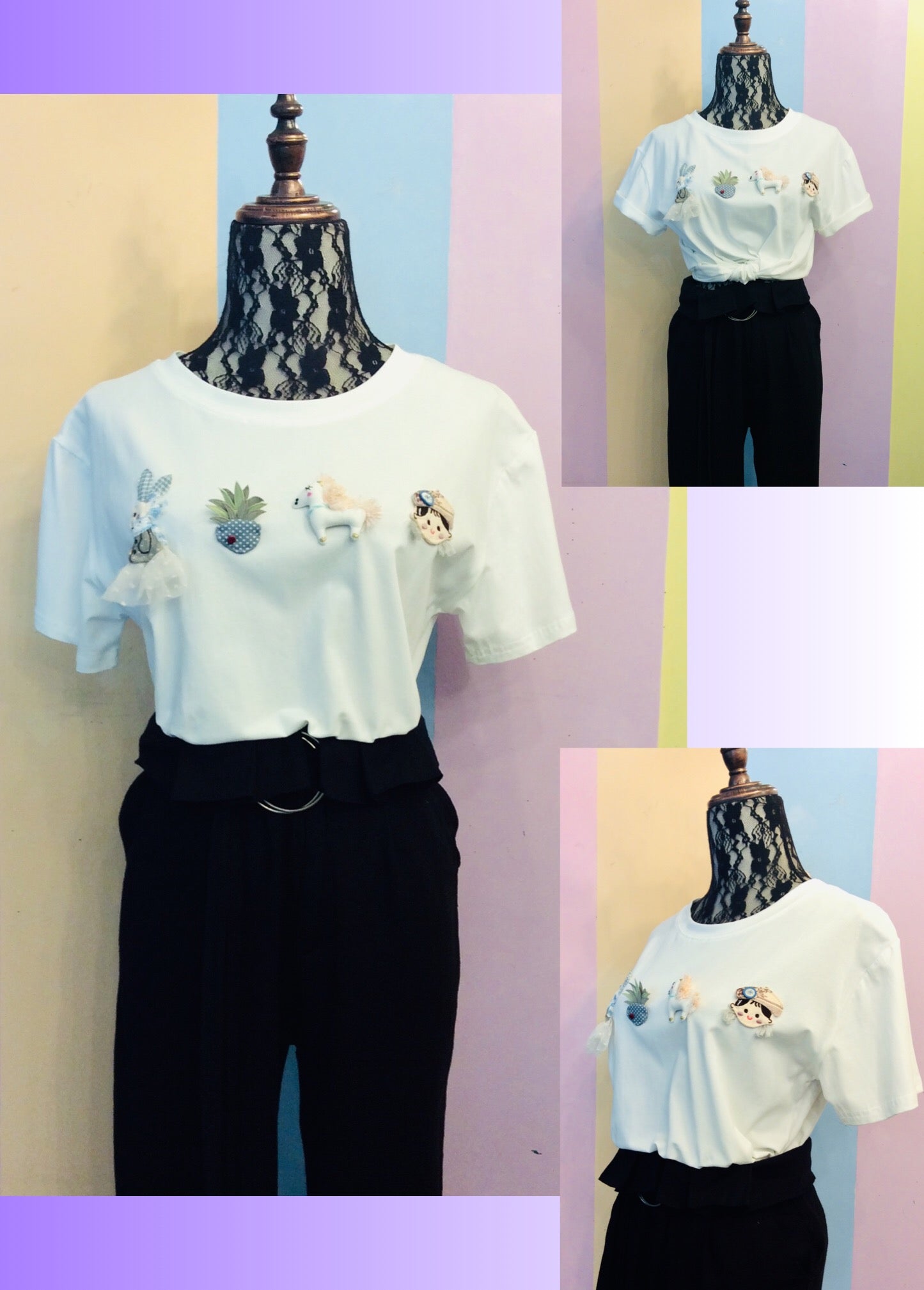 Horsey Pineapple Kid Tee