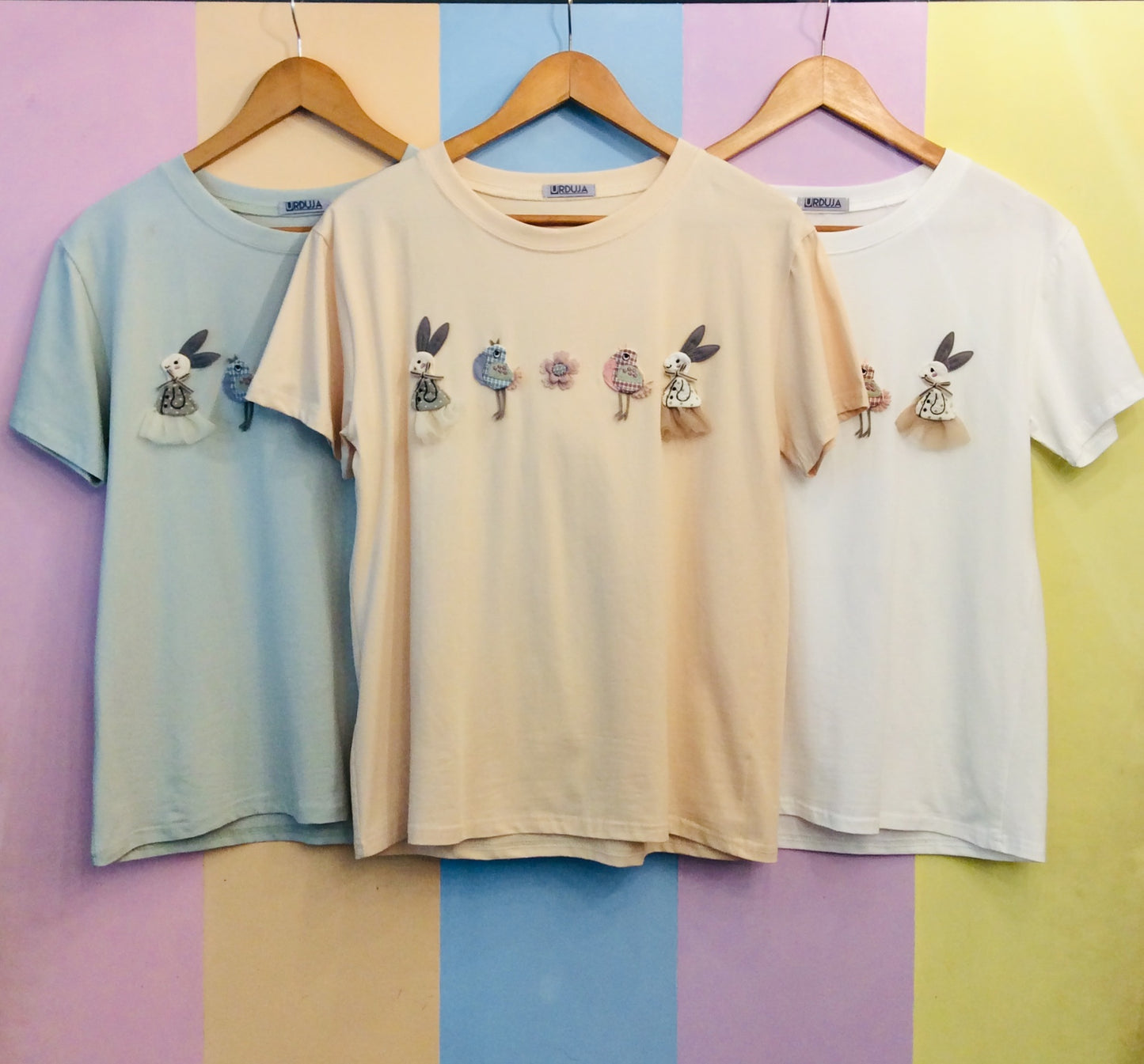 Dainty Birds & Bunny Tee
