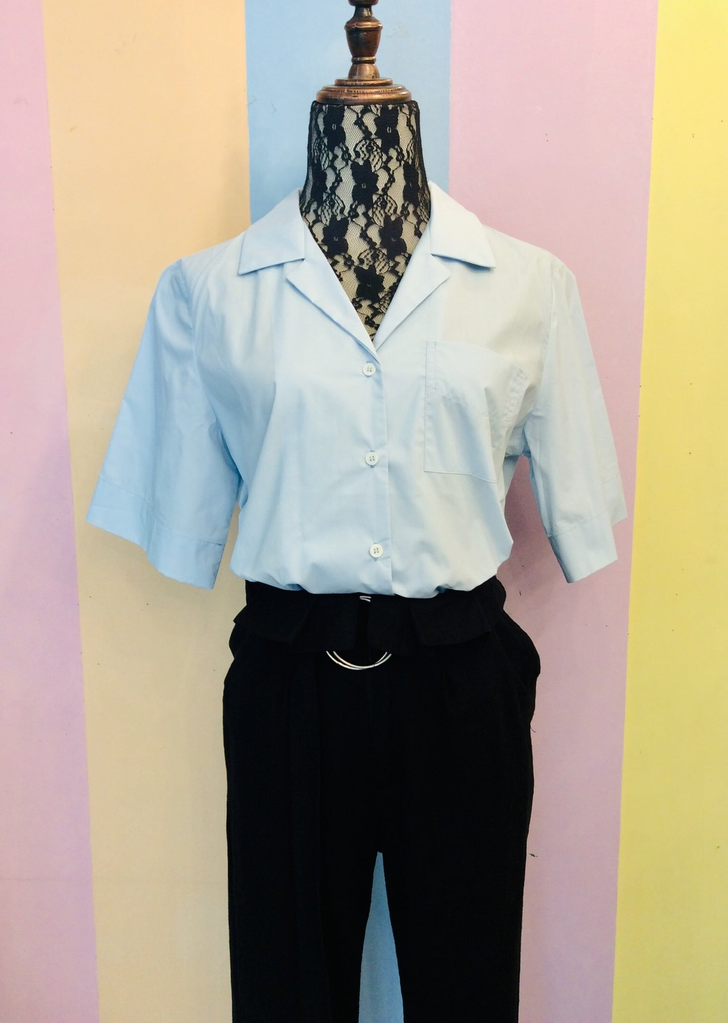 Plain Oversized Pastel Polo