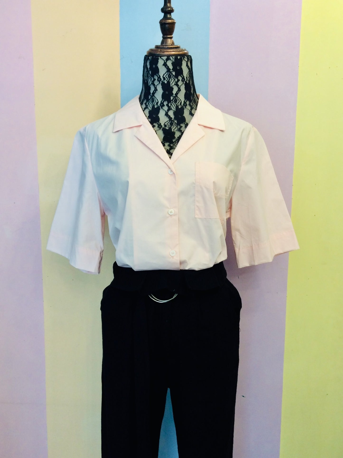 Plain Oversized Pastel Polo