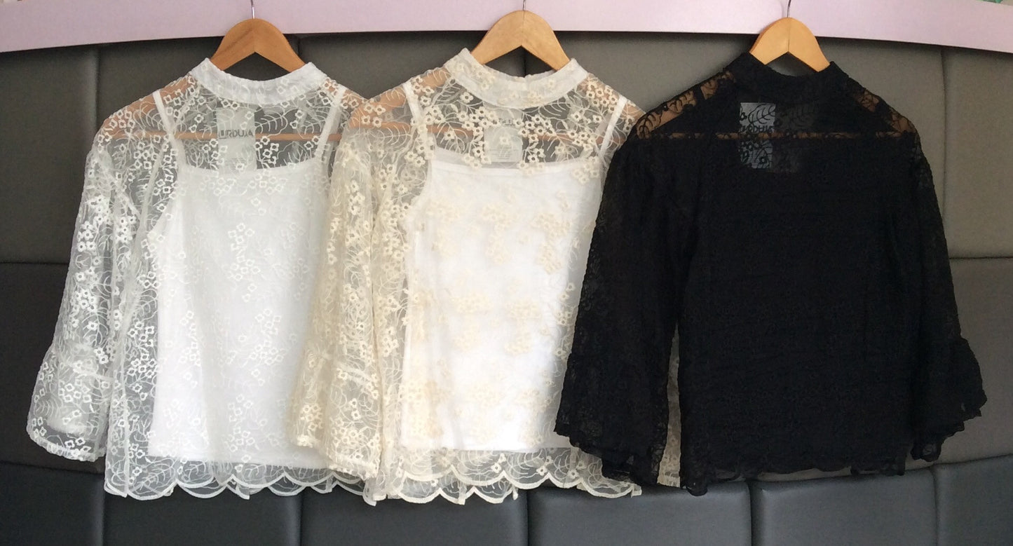 Lace Kimono With Inner