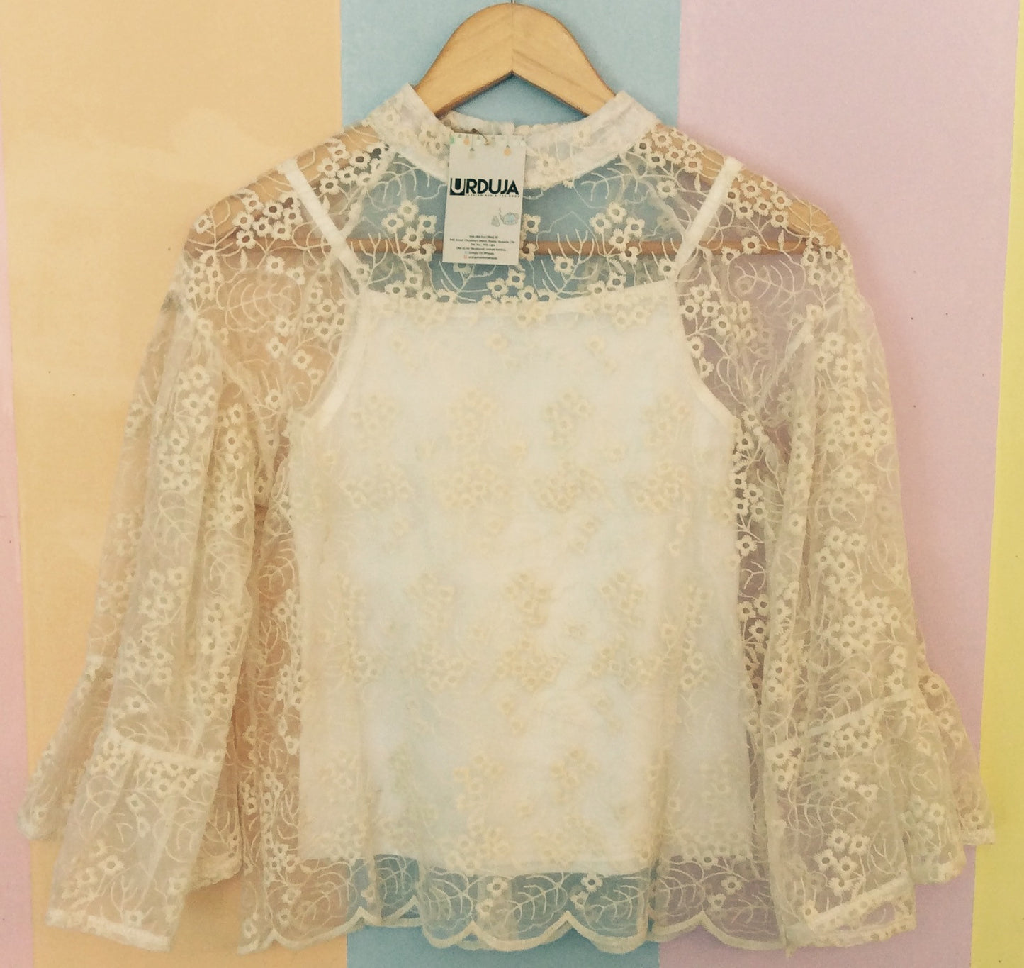 Lace Kimono With Inner