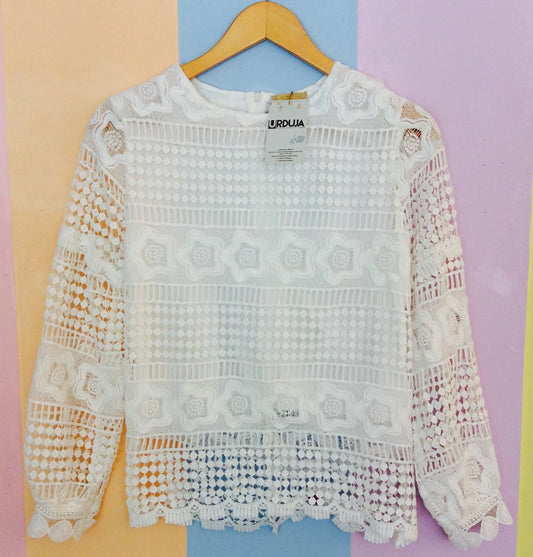 Lacy Long Sleeve Top