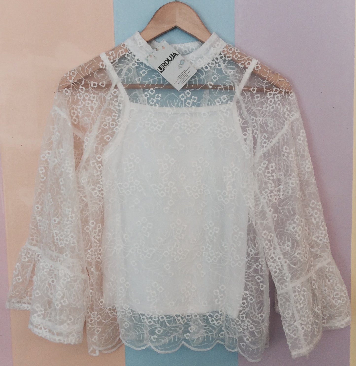 Lace Kimono With Inner